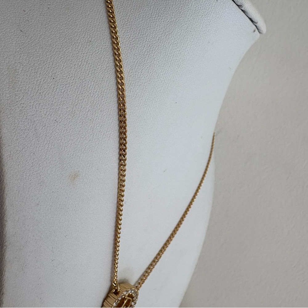 Dior Gold Necklace /w Original Box - Picture 3 of 13